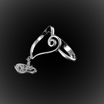 Bague Sweetheart en filigrane d'argent Bague Sweetheart en filigrane d'argent
