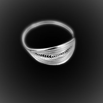 Bague Feuille en filigrane d'argent Bague Feuille en filigrane d'argent