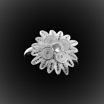 Bague Arctic en filigrane d'argent Bague Arctic en filigrane d'argent