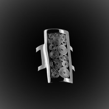 Bague Longitude en filigrane d'argent Bague Longitude en filigrane d'argent