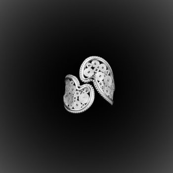 Bague Byzantine en filigrane d'argent Bague Byzantine en filigrane d'argent