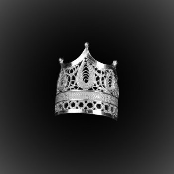 Bague Couronne en filigrane d'argent Bague Couronne en filigrane d'argent
