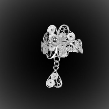 Bague Hidden Love en filigrane d'argent Bague Hidden Love en filigrane d'argent