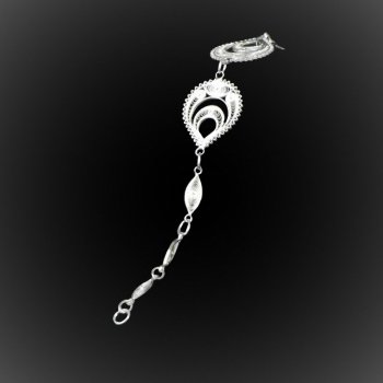 Bracelet Rainbow en broderie d'argent Bracelet Rainbow en broderie d'argent