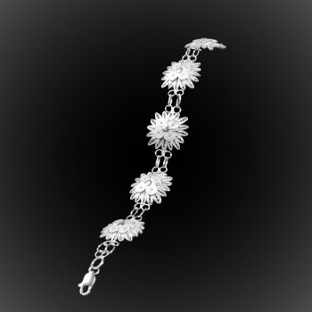 Bracelet Arctic en broderie d'argent Bracelet Arctic en broderie d'argent