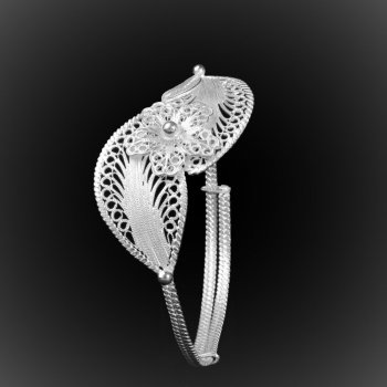 Bracelet Magical en broderie d'argent Bracelet Magical en broderie d'argent