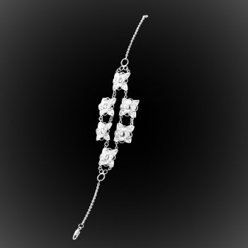 Bracelet Clove en broderie d'argent Bracelet Clove en broderie d'argent