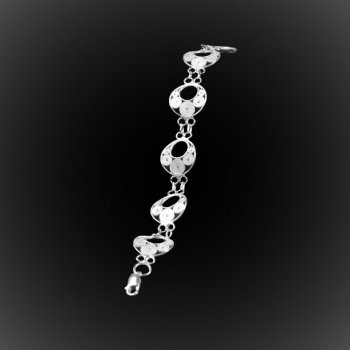 Bracelet Sunshine Reggae en broderie d'argent Bracelet Sunshine Reggae en broderie d'argent