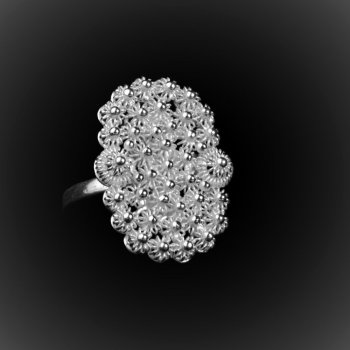 Bague Surfin' USA en filigrane d'argent Bague Surfin' USA en filigrane d'argent