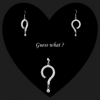 Duo Guess What ? en broderie d'argent Duo Guess What ? en broderie d'argent