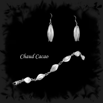 Duo Chaud Cacao en broderie d'argent Duo Chaud Cacao en broderie d'argent